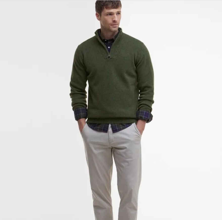 Barbour Pull demi-zip