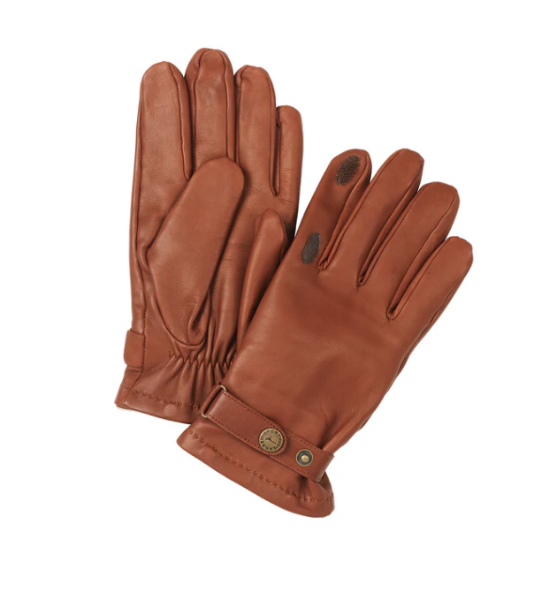 Laksen Gants Sutton merino + cuir