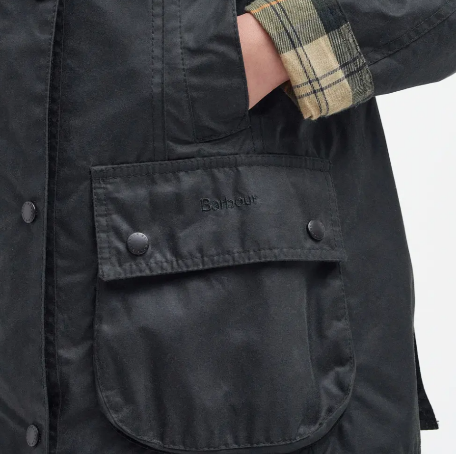 Barbour Beadnell Coton huilé