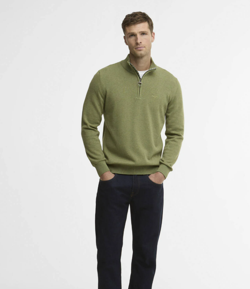 Barbour Pull cotton quarter zip