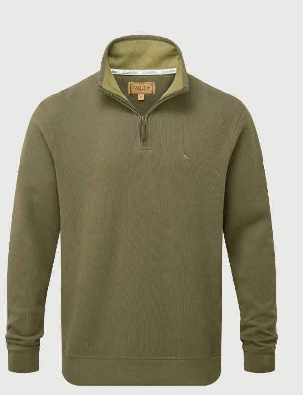 Schoffel Country Pull Kingsand Quarter Zip Jumper