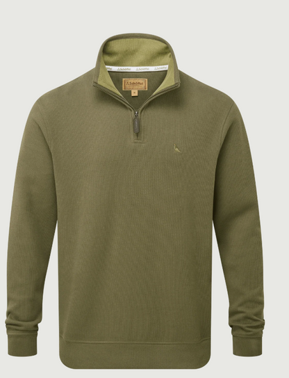 Schoffel Country Pull Kingsand Quarter Zip Jumper