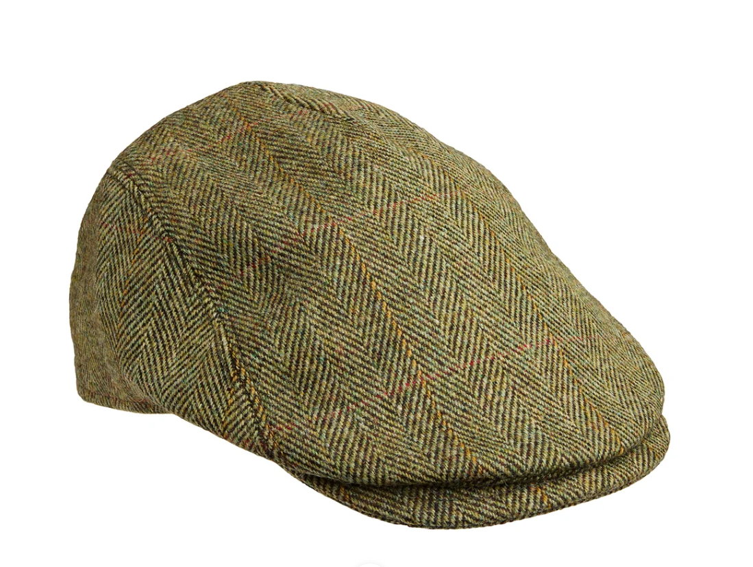 Berleigh Drivers Tweed Flat Cap