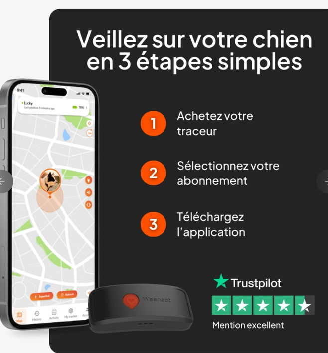 Weenect XT Traceur Gps pour chien