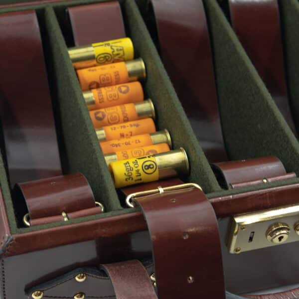Rey Pavon koffer cartouches leather Alcan