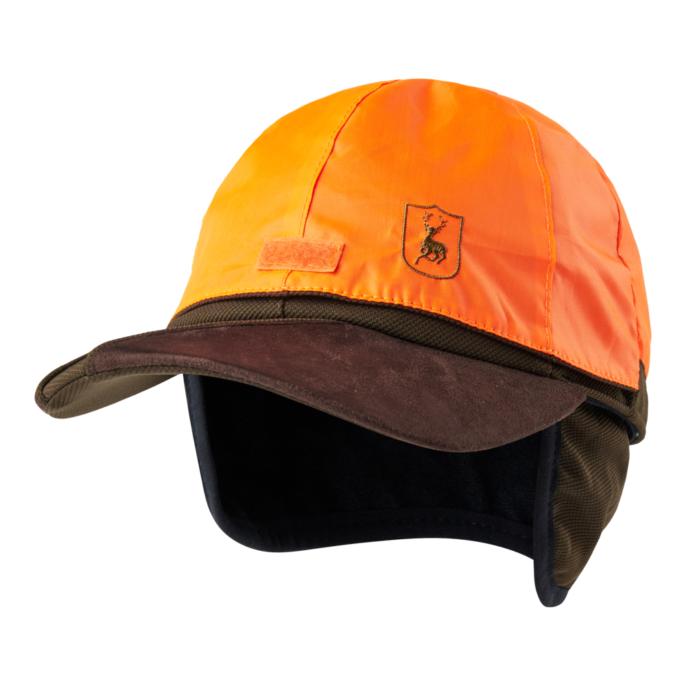 Deerhunter muflon cap bruin/oranje