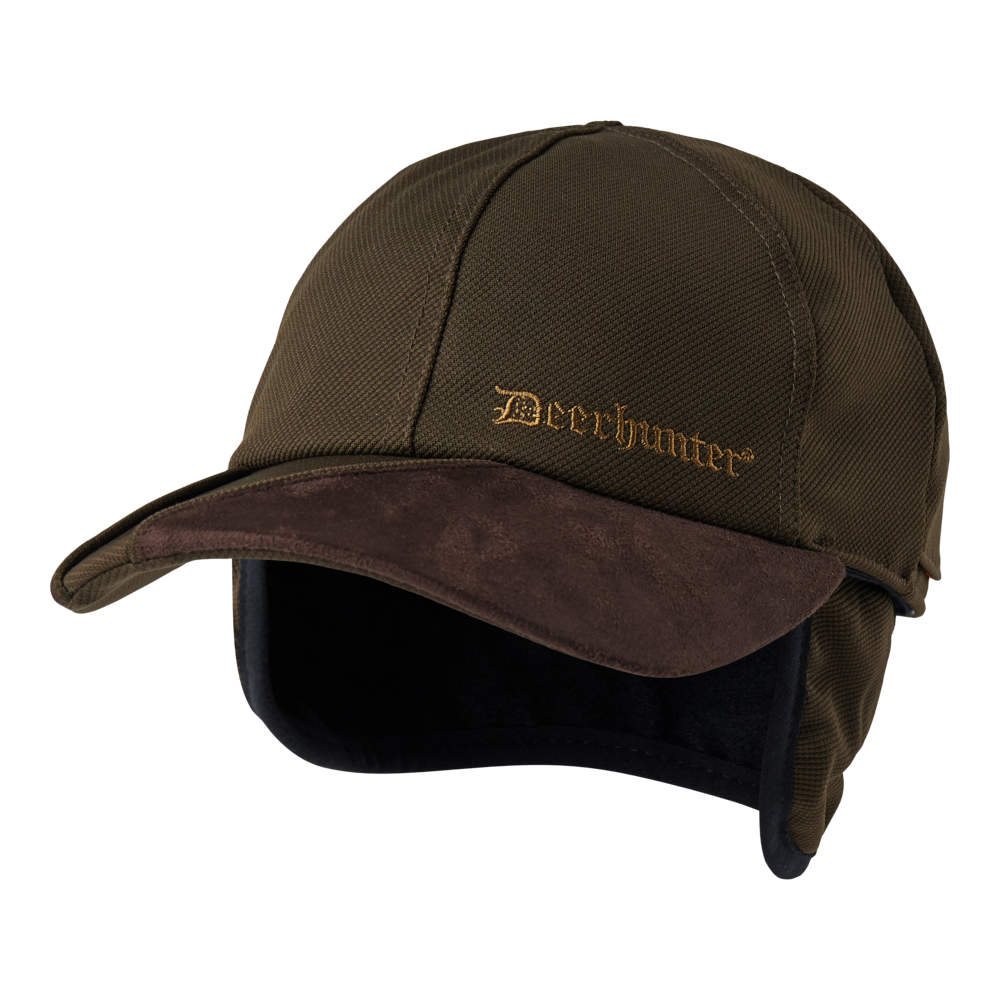 Deerhunter muflon cap bruin/oranje