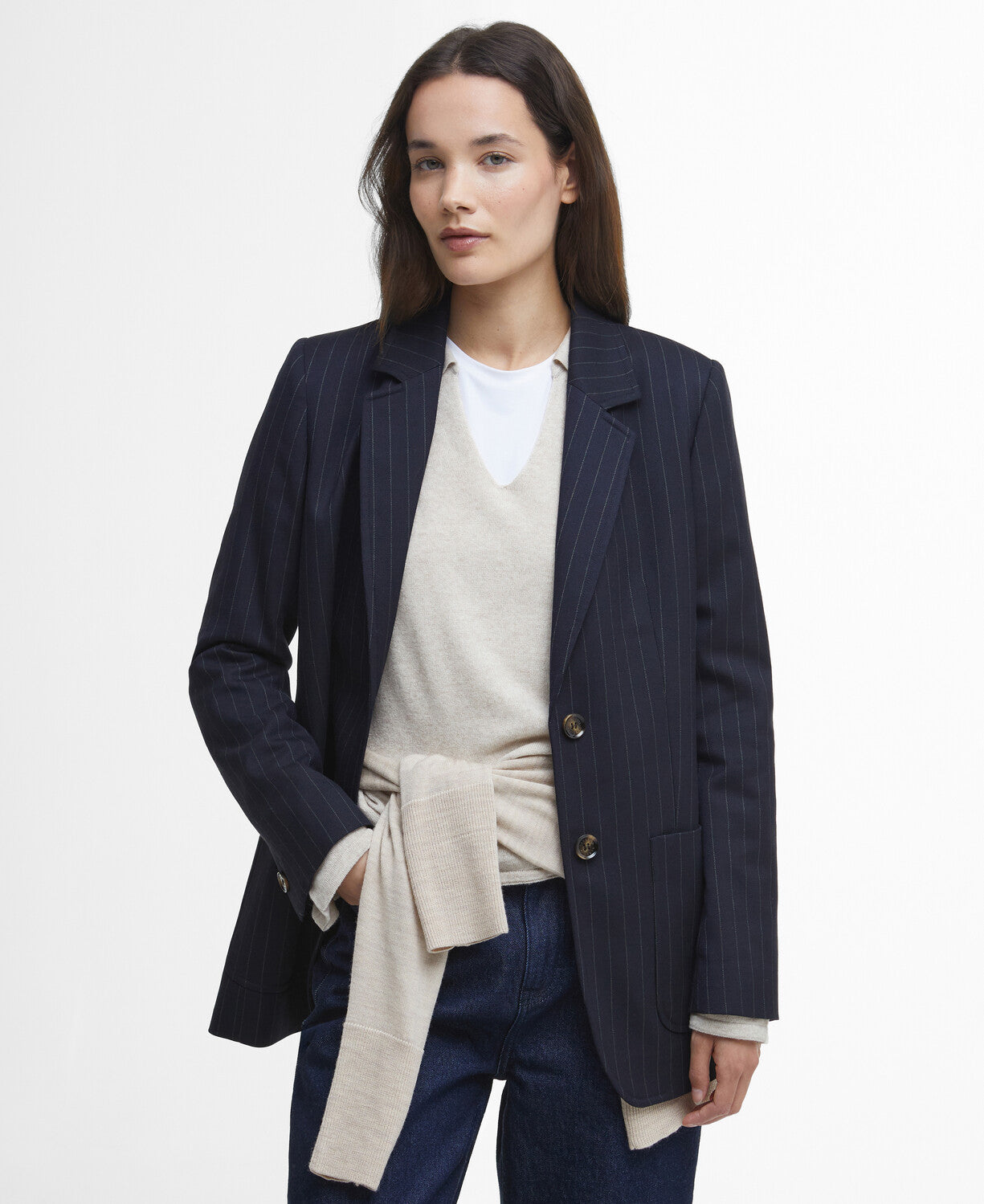 Barbour Blazer Imogen Tailored Bleu marine