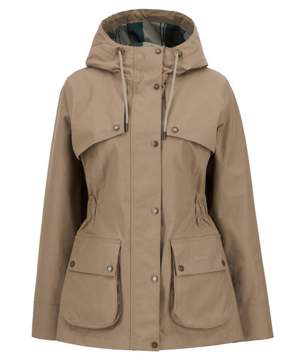 Barbour Damesjas Maple Beige Groene Tartan