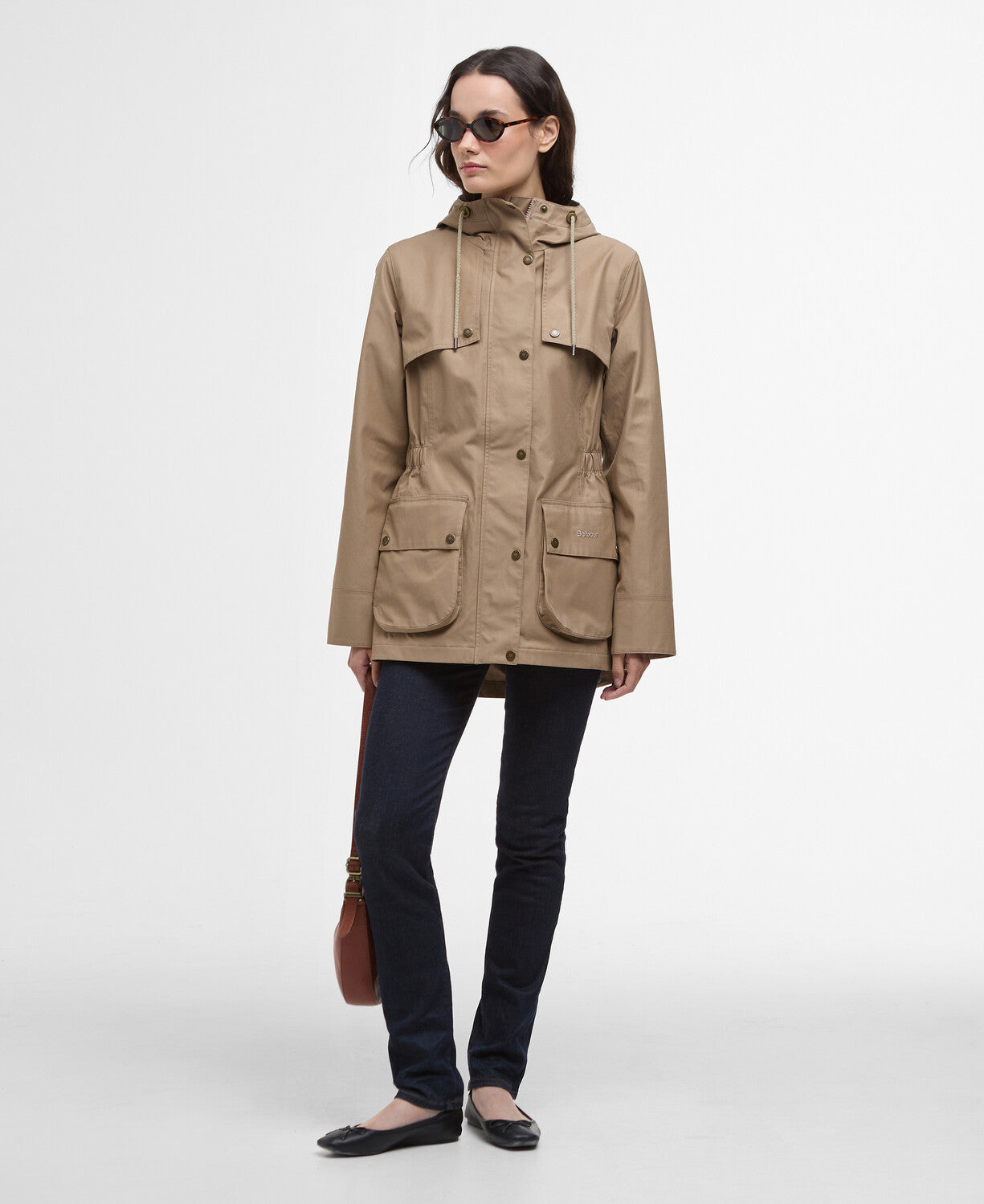 Barbour Damesjas Maple Beige Groene Tartan