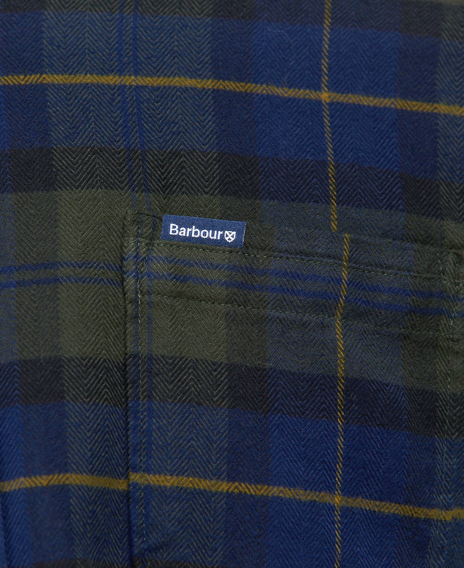 Barbour Shirt olijf nacht