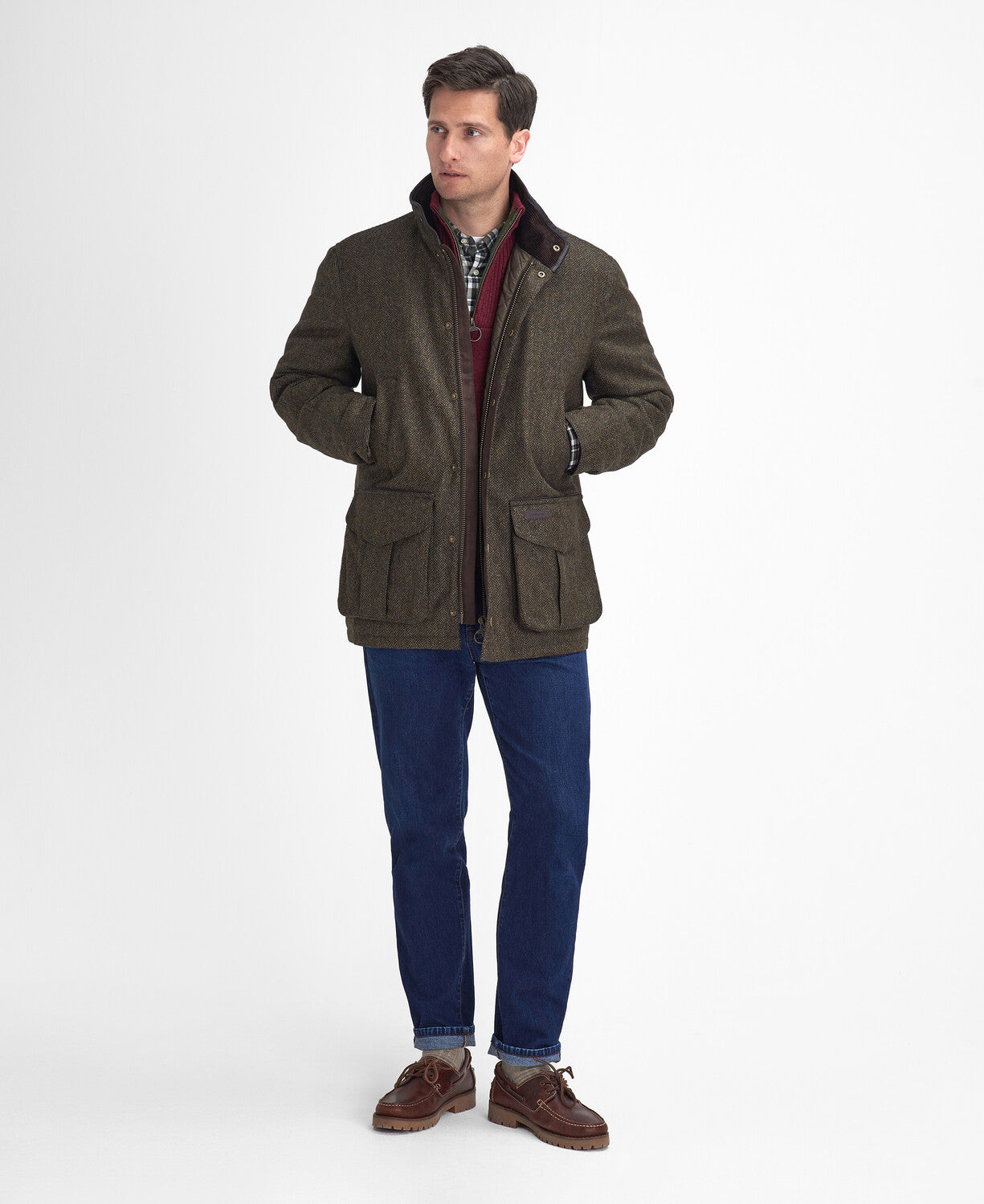 Barbour Veste hereford Tweed mwo0290