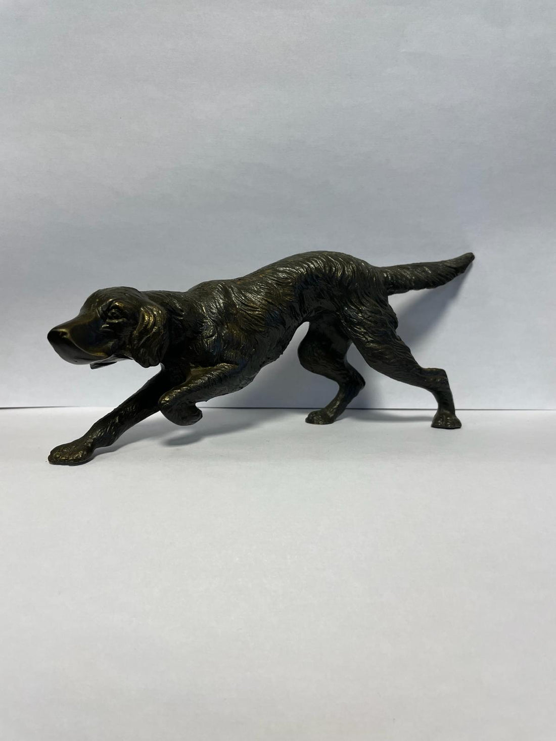 Lover green Bronze chien