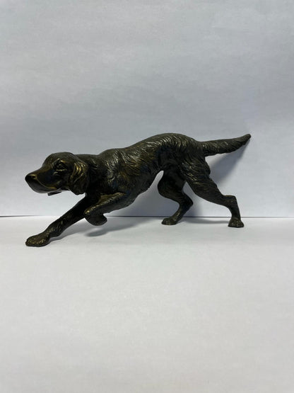 Lover green Bronze chien