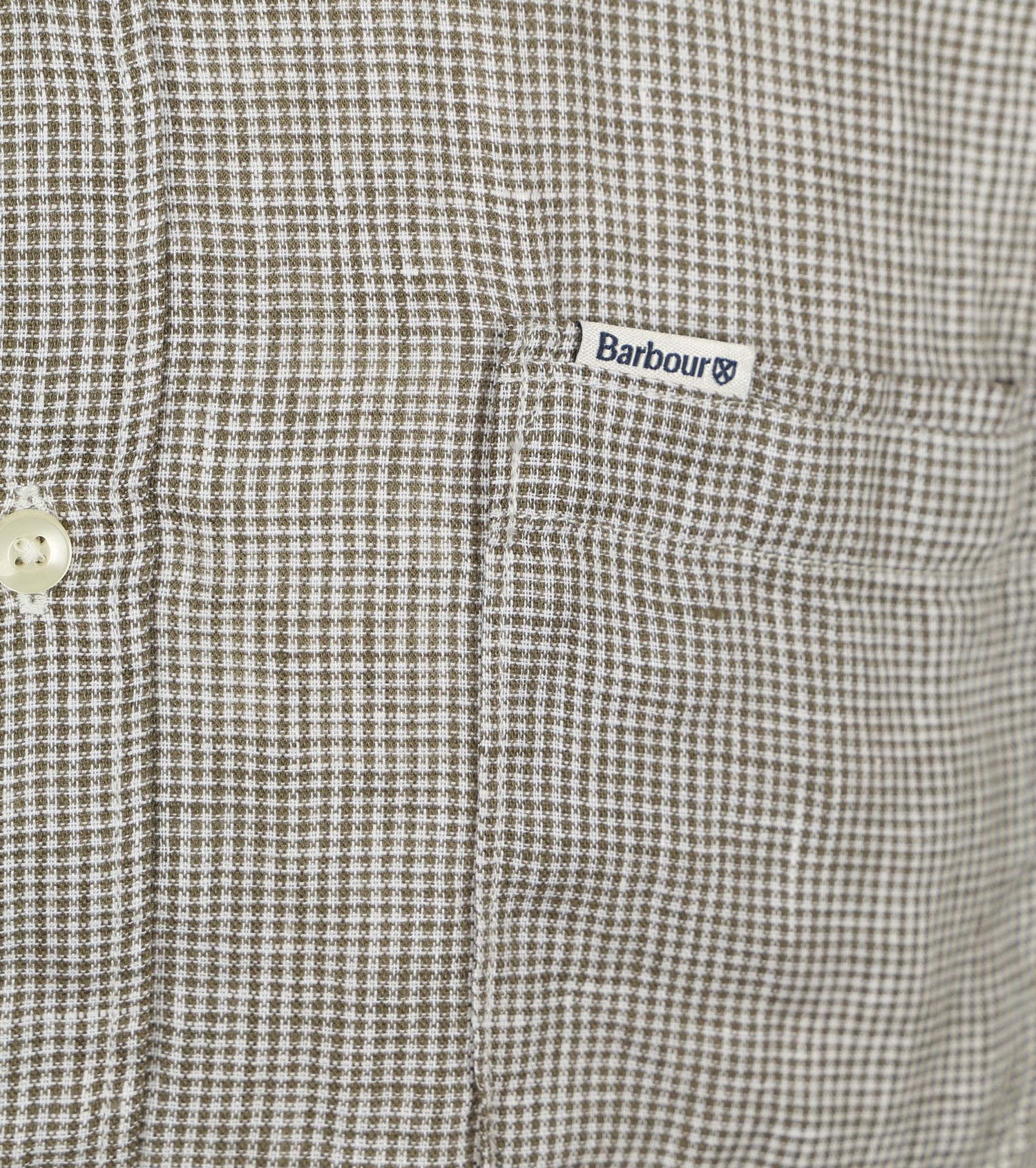 Barbour hemd lin olive