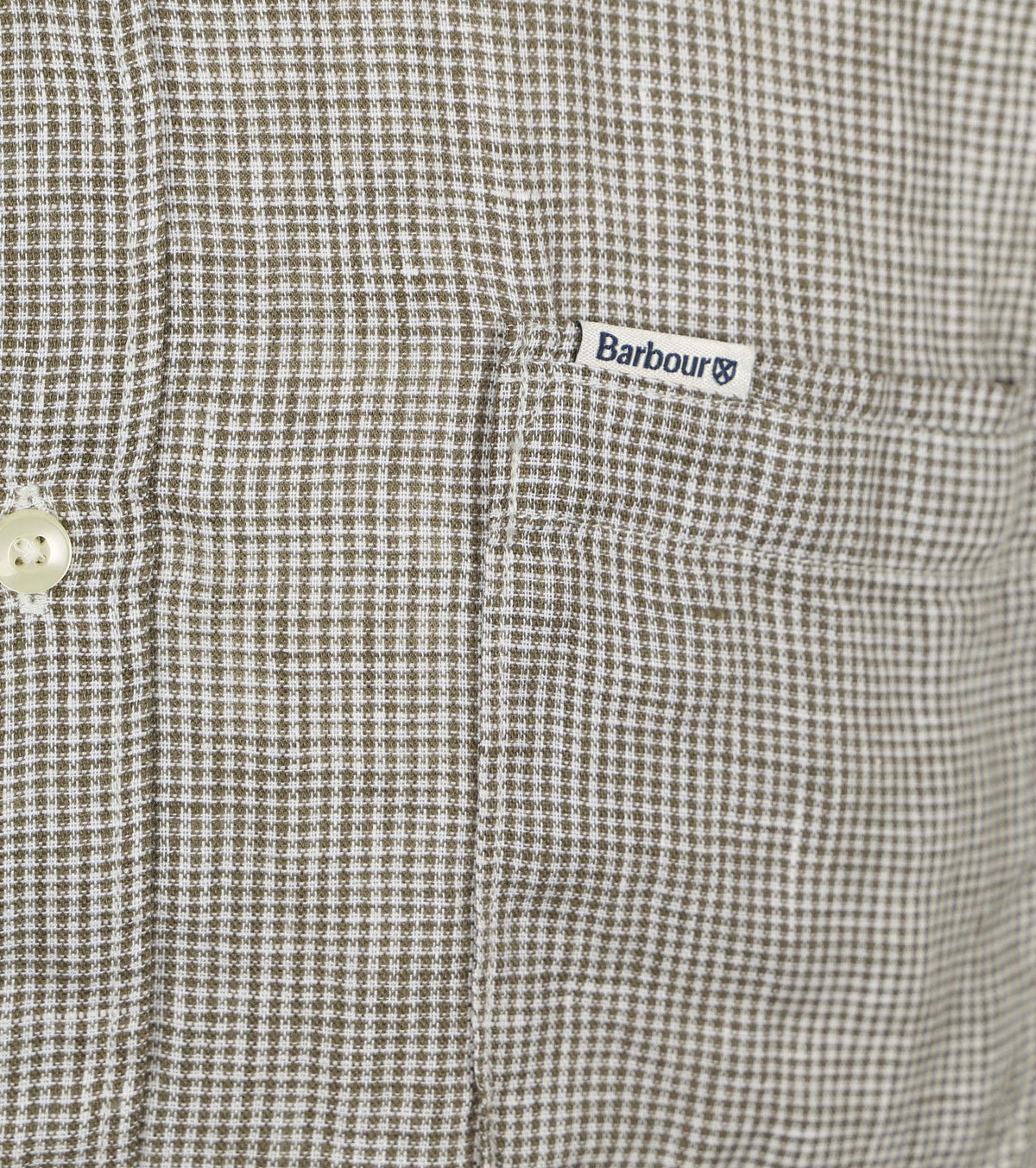 Barbour hemd lin olive